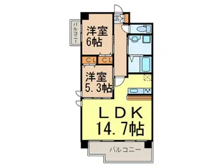 Ajouter Glycine 葵【2階】の間取り