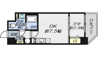 ソルテラス都島テソロ【6階】の間取り