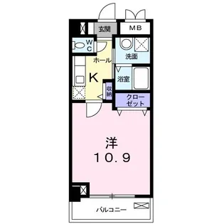 ベルヴィル代々木公園【1階】の間取り