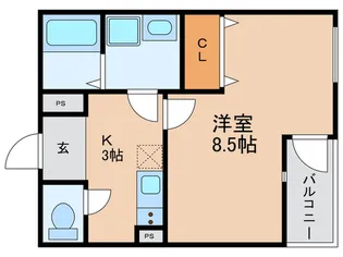 REGIES塚本【3階】の間取り