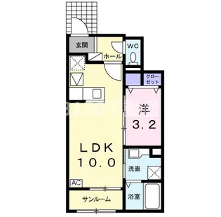 コクテール【1階】の間取り