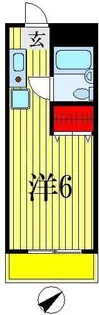 アイエムハイツ鬼高【4階】の間取り
