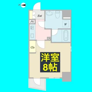 アクアヒルズ【2階】の間取り