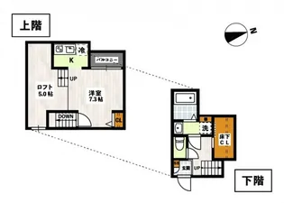 ADC西川原【1階】の間取り