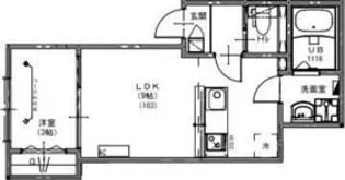 KEIAI RESIDENCE みのり台【1階】の間取り