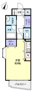 ソフィアグレース八千代【5階】の間取り