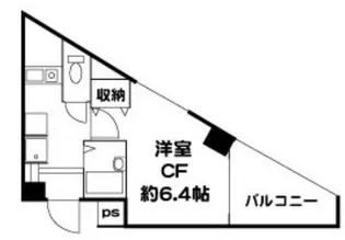 ドミール初台【5階】の間取り