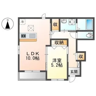 アリエッタ【1階】の間取り