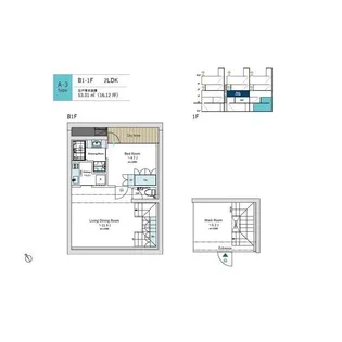 AUBE虎ノ門 オーブ虎ノ門の間取り