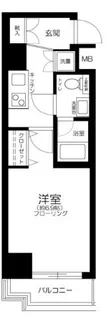 プレール・ドゥーク北新宿【2階】の間取り