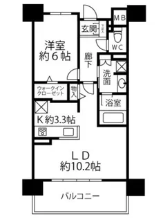 プレディア舟入本町リバーテラス【12階】の間取り