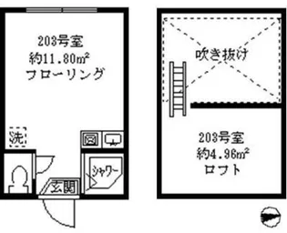 ソフィアオリーブ【2階】の間取り