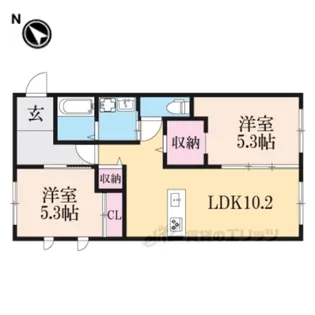 煌~kirameki~【2階】の間取り