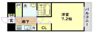 S-FORT桜川南【3階】の間取り