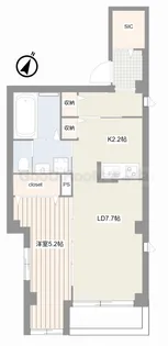グランデ青山【3階】の間取り