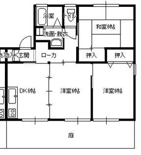 ニューセジュール小松C【1階】の間取り