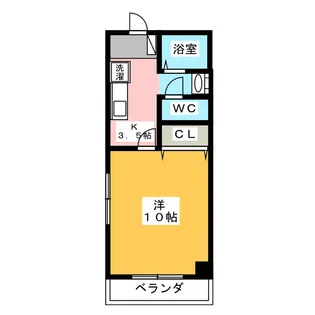 maison rouge【3階】の間取り