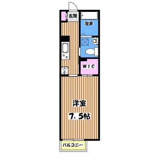 パナピア八王子【2階】の間取り