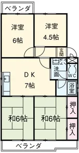 第2マンション鈴木【2階】の間取り