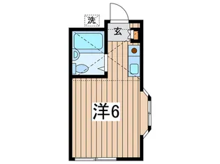 アップルハウス鶴間6【2階】の間取り