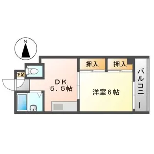 レトワール神田【1階】の間取り