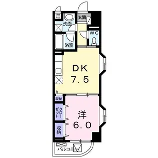 インプレス蒲田【3階】の間取り
