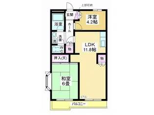 レジデンス的場【2階】の間取り