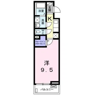 ブランドール【2階】の間取り