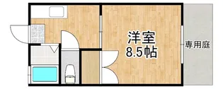メゾン姫城【1階】の間取り
