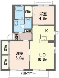 キャロット弐番館【1階】の間取り
