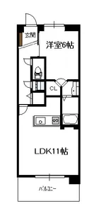 EXESS-Arc(エグザスアルク)【3階】の間取り