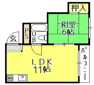 大阪府大阪市平野区加美東7【マンション】の間取り