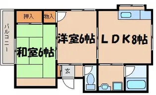 メゾン浜崎【2階】の間取り