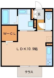 はまだ18【1階】の間取り