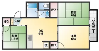セジュールナカノ【2階】の間取り