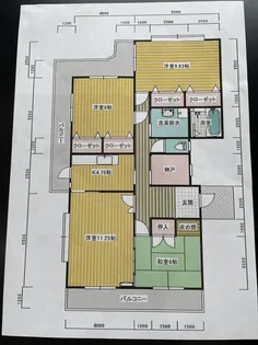 クレール河野【3階】の間取り