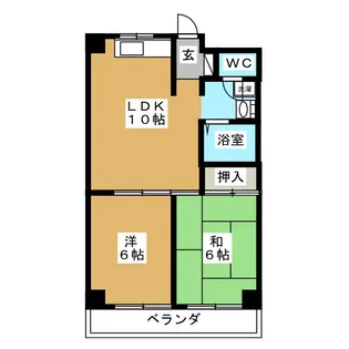 ウィッシュ松戸【1階】の間取り