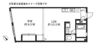 湊川センタービルB棟【3階】の間取り