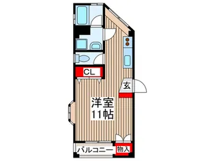 ヴァンベ-ル入曽II【2階】の間取り