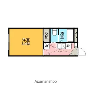レオパレス丸山【2階】の間取り