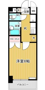 マーズコート【2階】の間取り