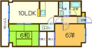 アパートメント重森【2階】の間取り