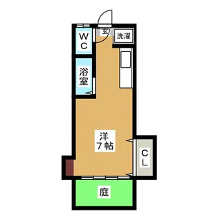 ゆたか荘【1階】の間取り
