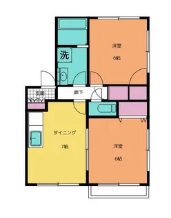 サザンオーク【2階】の間取り