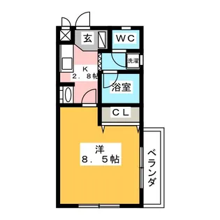 柳津パレス【1階】の間取り
