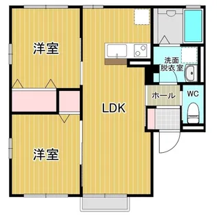 ミラコスタIII【2階】の間取り