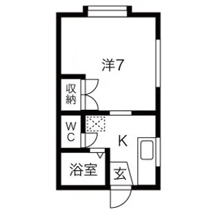 セーザン【1階】の間取り