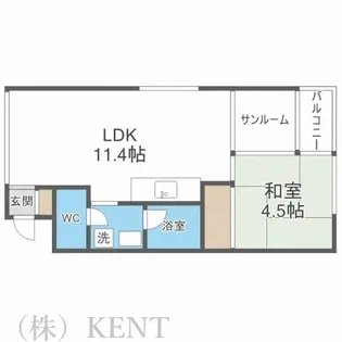山の手U-ハウス【1階】の間取り