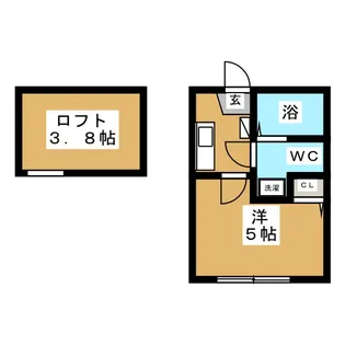 ルーチェ山手II【2階】の間取り