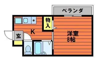 カーサ岡町【3階】の間取り